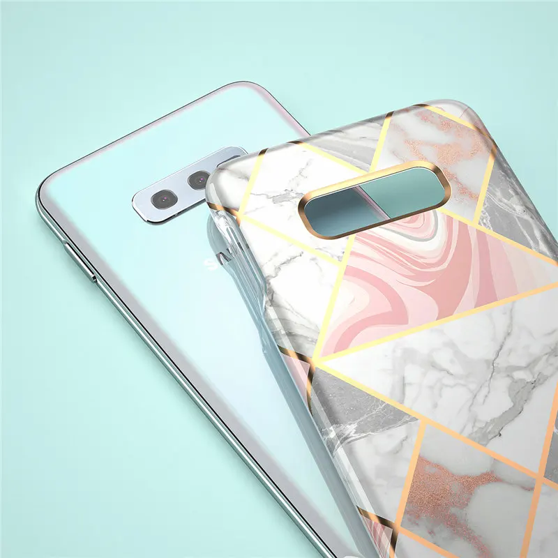 For Samsung S10e Case 5.8 inch i Blason Cosmo Lite Stylish Premium Hybrid Slim TPU Bumper Marble Cover with Camera Protection|Бамперы| |
