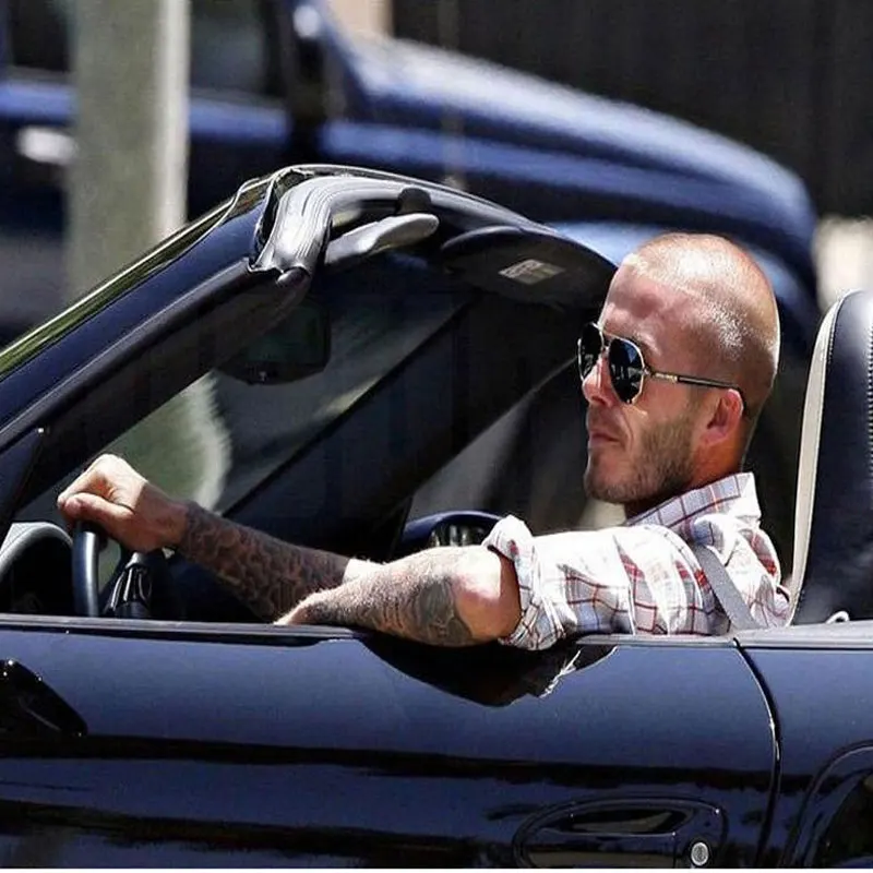 2019 Metail Frame high fashion Oversized Spring Leg Alloy Sunglasses men Polarized Brand Design Pilot Male Sun Glasses Driving | Аксессуары