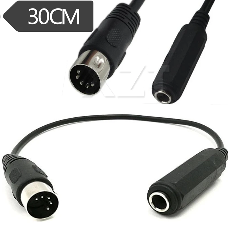 Новейший 5 контактный кабель MIDI со штекером Din на гнездо Monoprice TRS стерео аудио