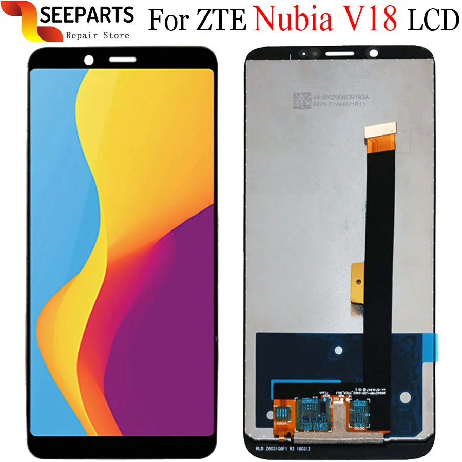 Оригинальный 6 0 &quotэкран для ZTE Nubia V18 LCD дисплей сенсорный экран дигитайзер Aseembly