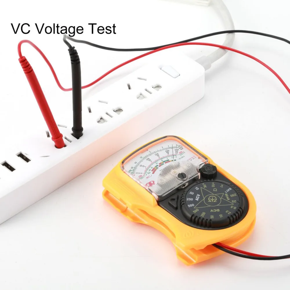 QQ2.0 рук карман стрелками аналоговый мультиметр переменного тока/DC вольтметр тока