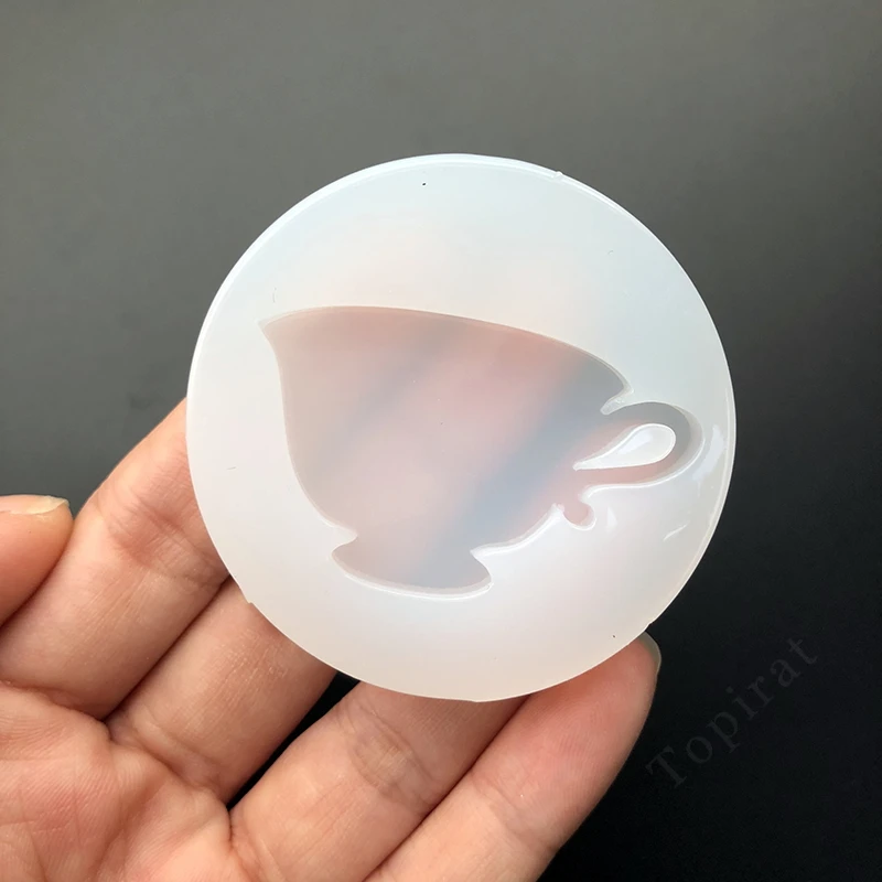 

1pcs Teacup Liquid Silicone Mold DIY Resin Jewelry Pendant Mold Resin Molds for Jewelry Making Tool DIY Jewelry Making Accessory