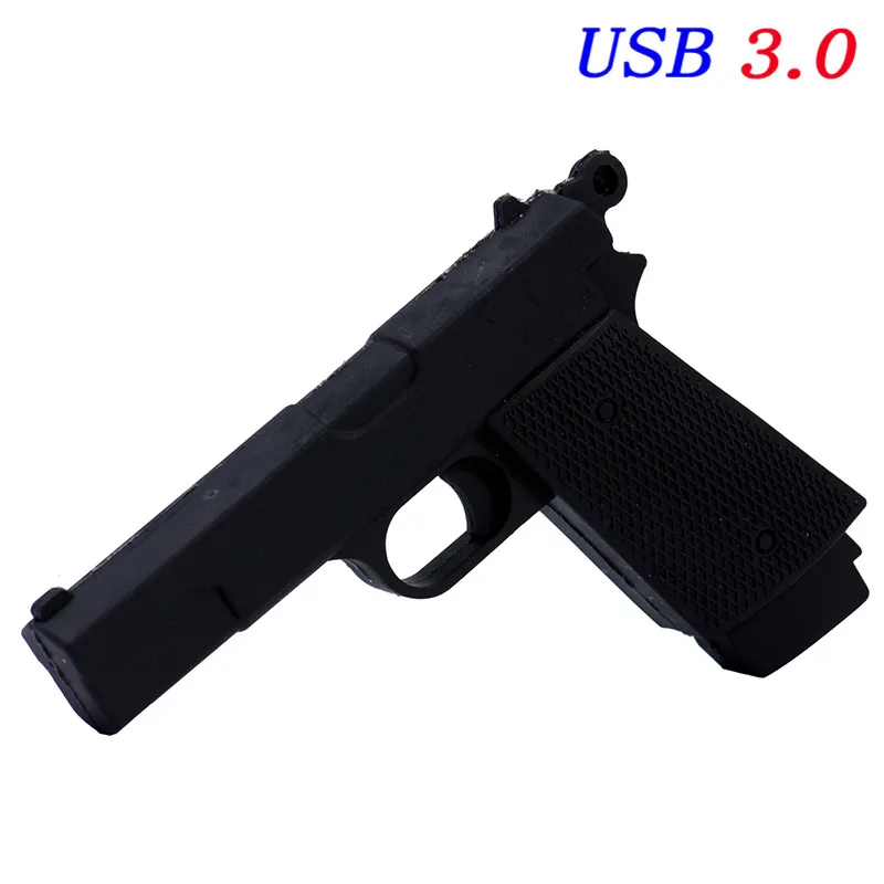 B JASTER, горячая Распродажа, высокоскоростной флеш-накопитель USB 3,0, 4 ГБ, 8 ГБ, 16 ГБ, 32 ГБ, 64 ГБ, мультяшное оружие, пистолет-пулемет, U memory stick - Цвет: B