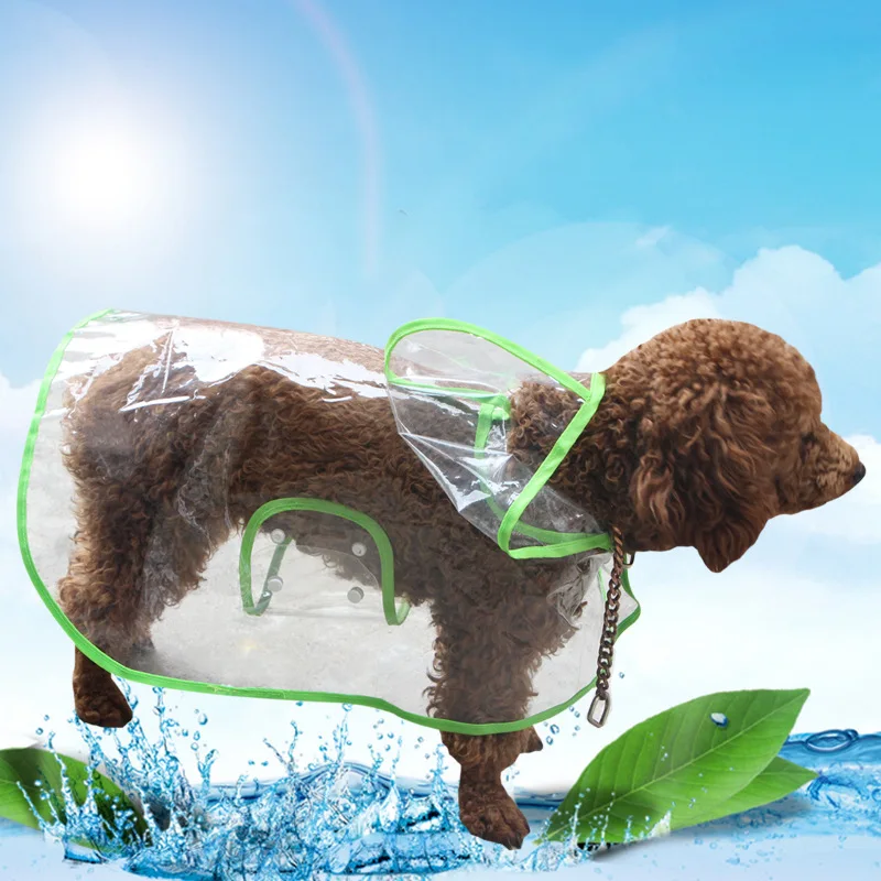 Маленький Средний Pet плащ для собак Открытый водонепроницаемый транспонтантный