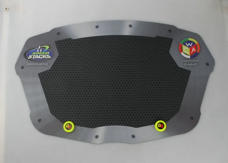 SS V4 Штабелируемый графитовый коврик для пазла куб Cubo Magico таймер часы машина черный/зеленый Головоломка Куб коврик - Цвет: grey mat