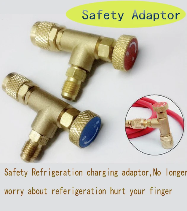 Новое поступление R410 охлаждающий зарядный адаптер для 1/4 &quotSAE Male to 5/16&quot Famale