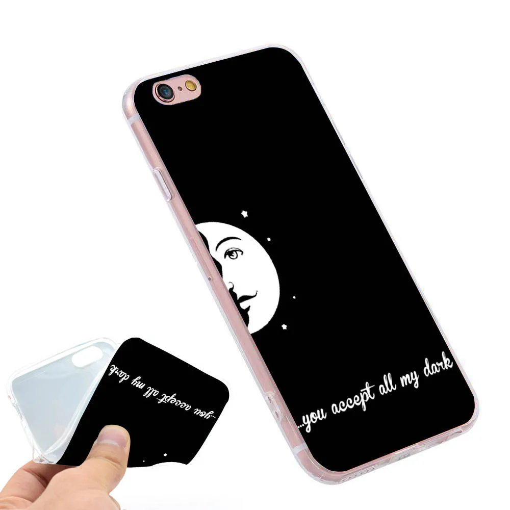 Пара BFF чехол для iPhone X 8 5S XR XS Max SE 6 6S 7 Plus солнце и луна лучшие друзья Мягкий силиконовый чехол Capinha Coque - Цвет: SJK073CP02TM