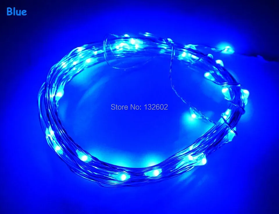 9 видов цветов 5 м 50 светодиодов медная проволока светодиодная гирлянда Звездные