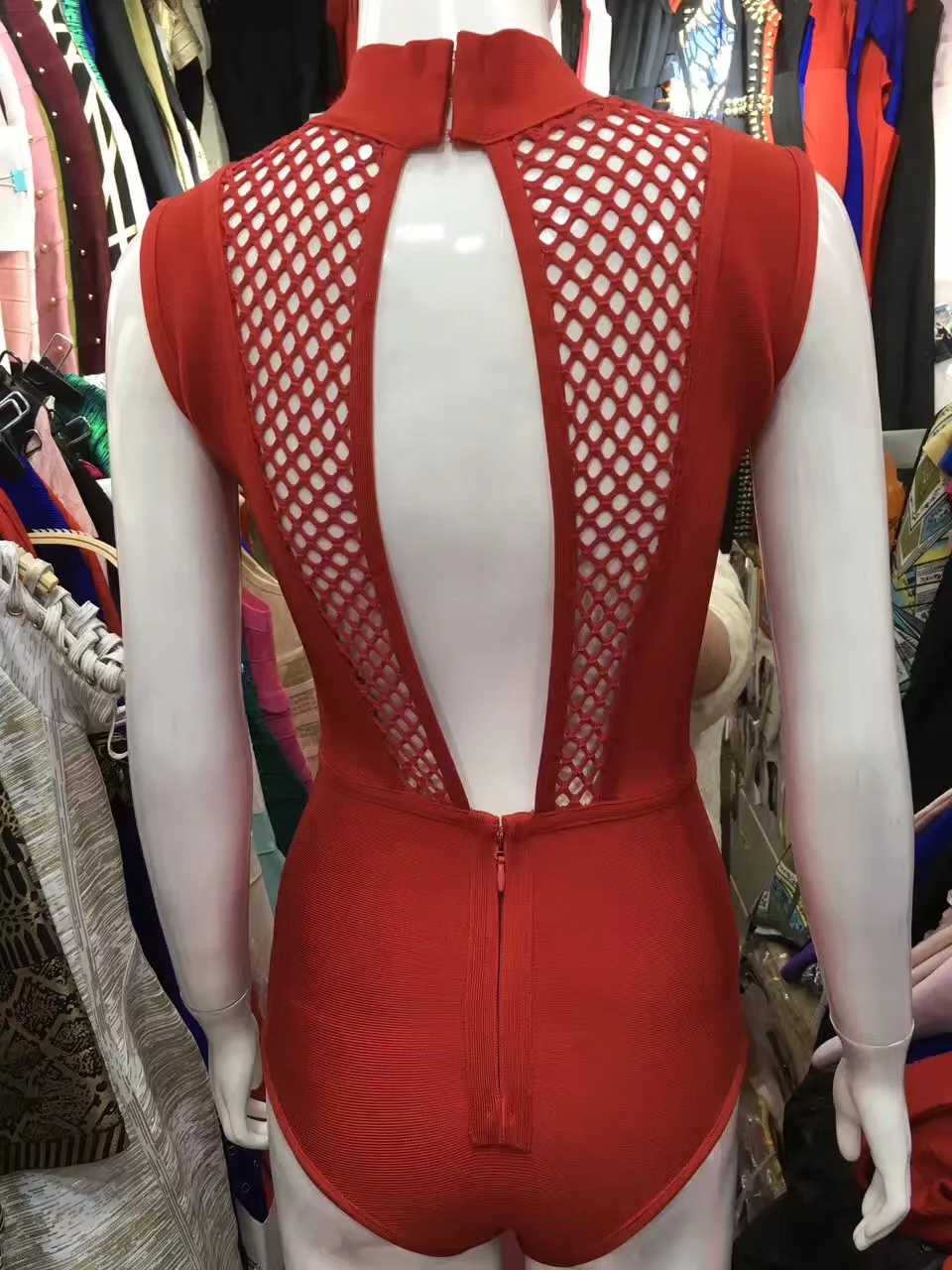 Боди женское Сетчатое прозрачное облегающее для фитнеса вечеринок | Женская
