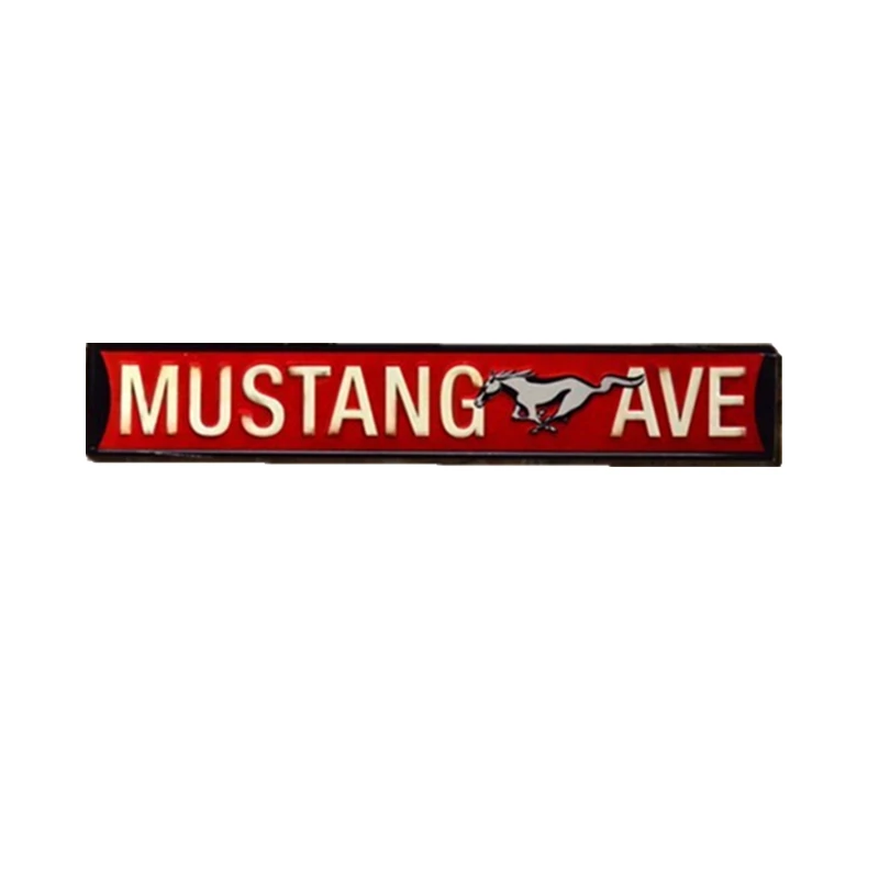 Red Horse Mustang Ave винтажные металлические знаки домашний декор для бара дома клуба