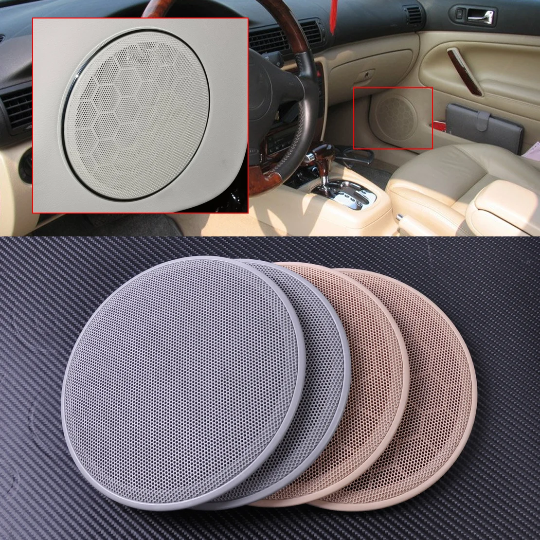 CITALL 2 шт Дверь громкий динамик крышка гриль 3B0868149 3B0 868 149 s для VW Passat B5 Jetta MK4 Golf GTI 1999