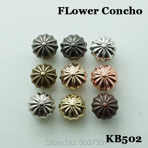 (KB502) 10 шт. 3/8 ''Western Conchos Flower Concho Leathercraft|leathercraft|leathercraft conchos |