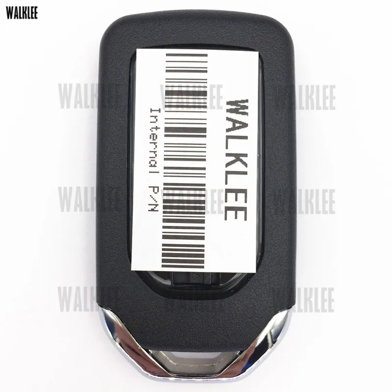 Умный ключ WALKLEE с 3 кнопками подходит для Honda 72147 T9A H01 City Fit Jazz HRV XRV Venzel Civic 433 МГц