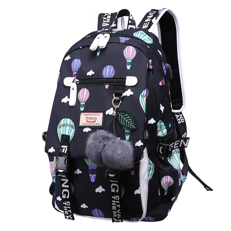 Вместительный рюкзак для девочек подростков Женский школьный ранец старших