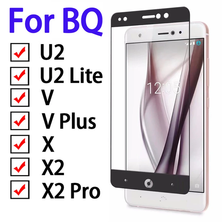 Для BQ Aquaris X Защитное стекло для U20 Lite V Plus x2 Pro закаленное Защита экрана 2x pro x 2 vplus u