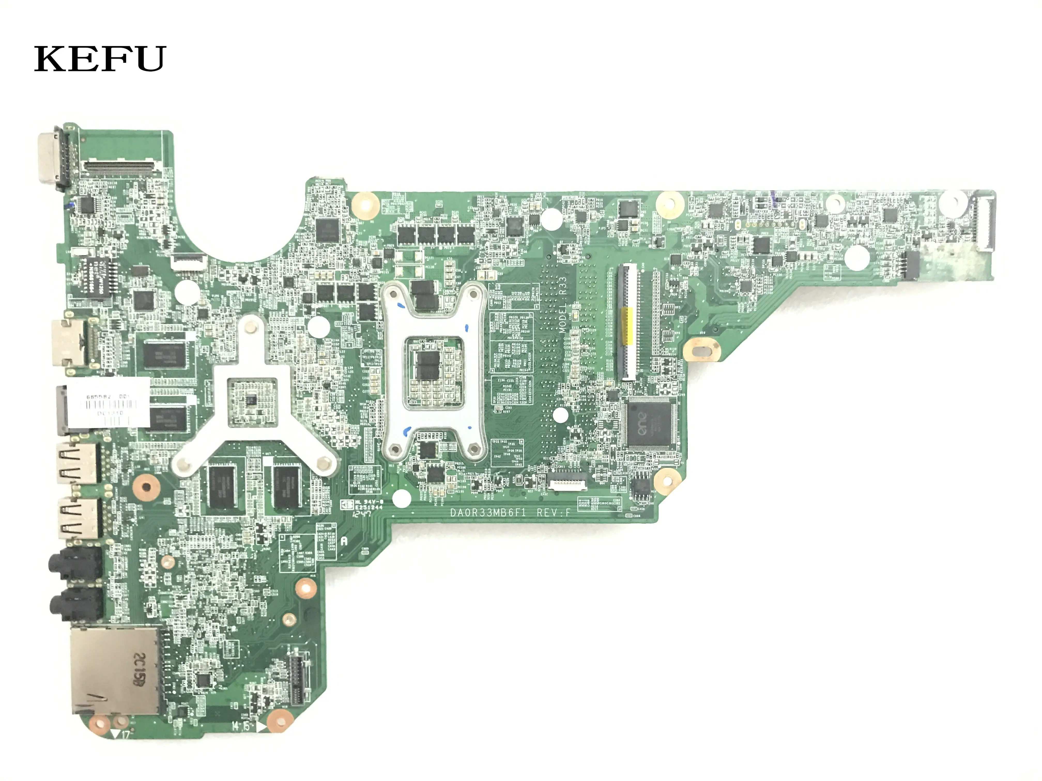 Материнская плата KEFU stock DA0R33MB6F1 G6 для ноутбука HP Pavilion G4 7670 м 1 Гб (Квалифицированный