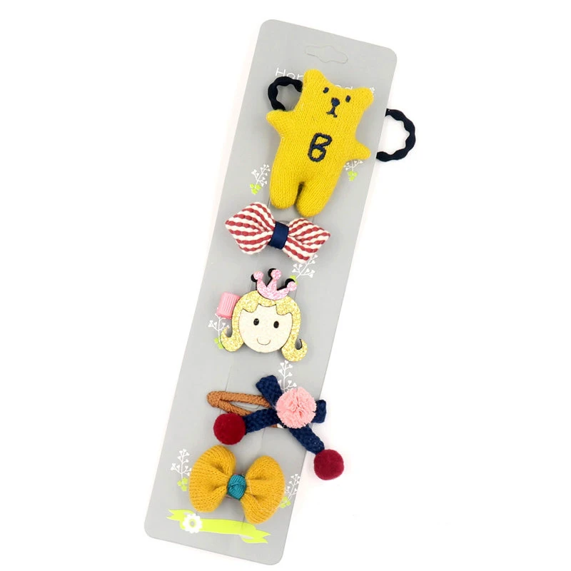 5 шт./компл. новый Детский милый головной убор с животными заколки короны для