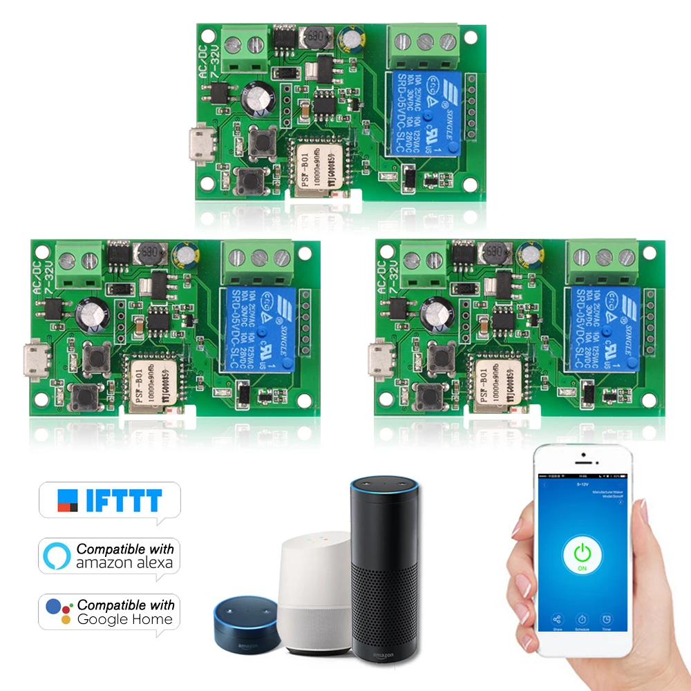 Беспроводной релейный модуль Wi Fi модули автоматизации телефонное приложение
