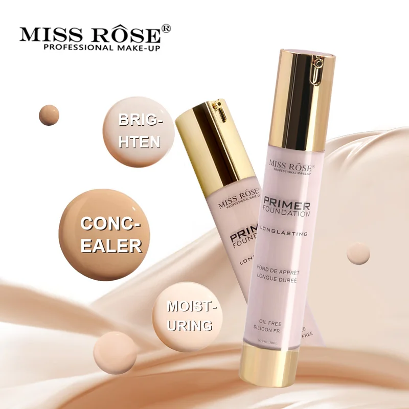 new MISS ROSE Mousse Foundation Natural Bare Makeup 30ml Liquid Women Cosmetic Concealer Oil Control Base Make Up | Красота и