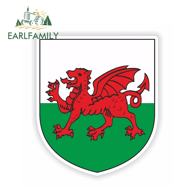 EARLFAMILY 13 см x 10 9 Зимний мотоциклетный скутер лэптоп-автомобиль британский