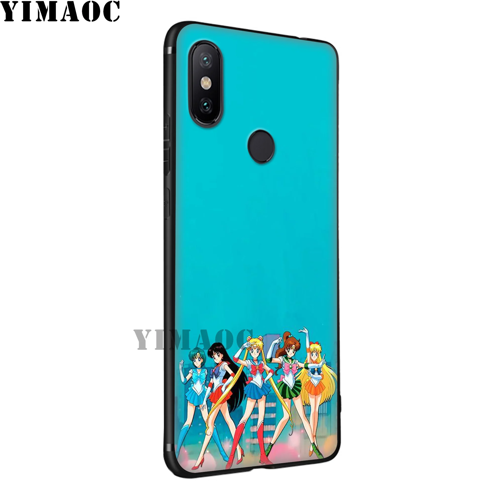 YIMAOC Sailor Moon Anime Soft Silicone Case for Xiaomi Redmi 7A Note 7 6 6A 5 4 4X 4A 5A S2 Plus K20 Pro Lite |