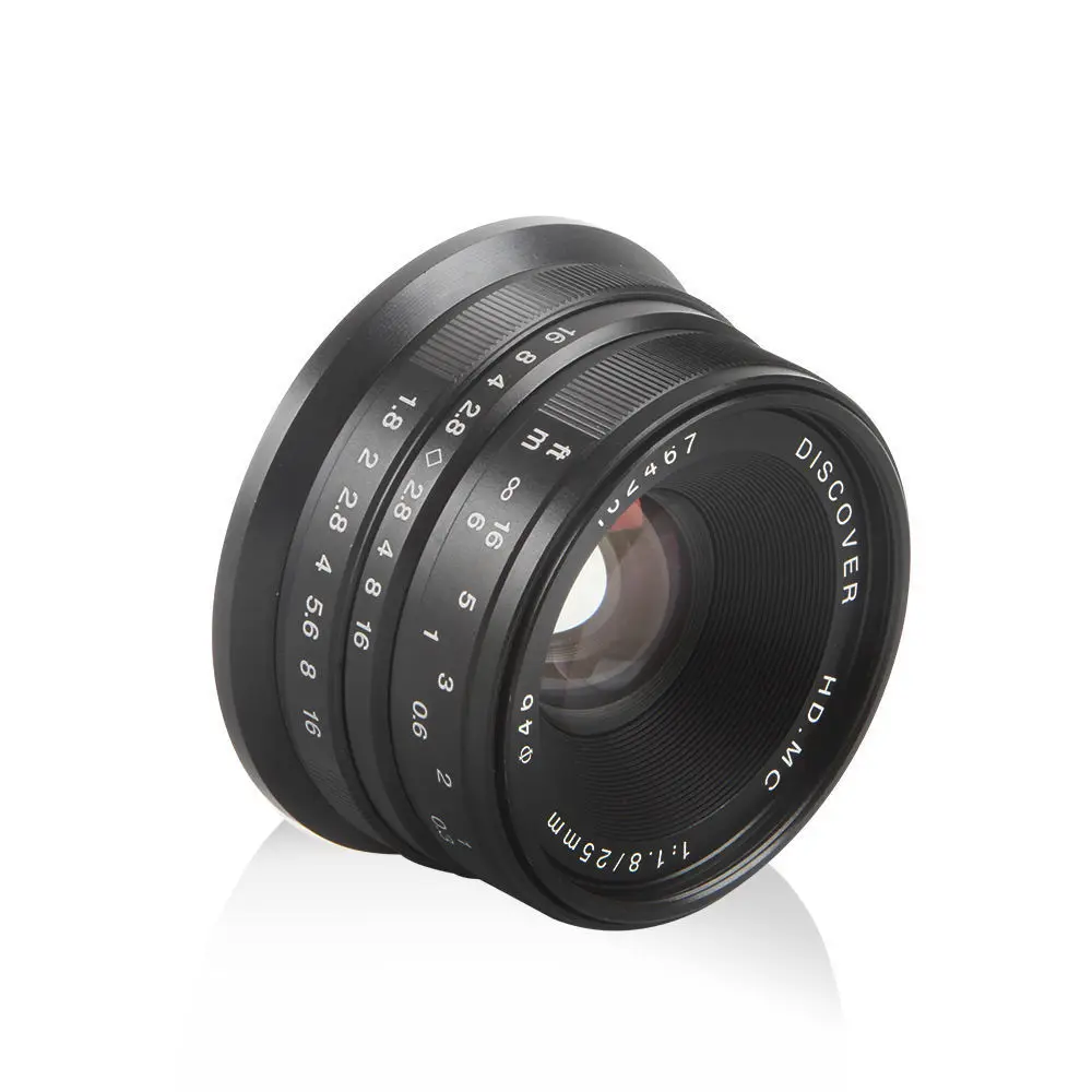 25 мм F/1 8 HD MC ручной фокус широкоугольный объектив для камеры Fujifilm FX X T10 T2 PRO2 PRO1 E2 E1 M1