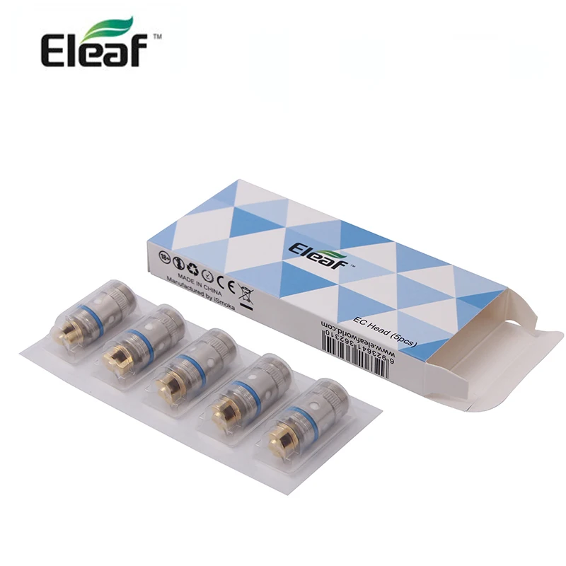 5 шт./лот Eleaf EC TC катушка головка 0 15 Ом для iJust 2 и Melo атомайзер Замена Ni катушки|coil