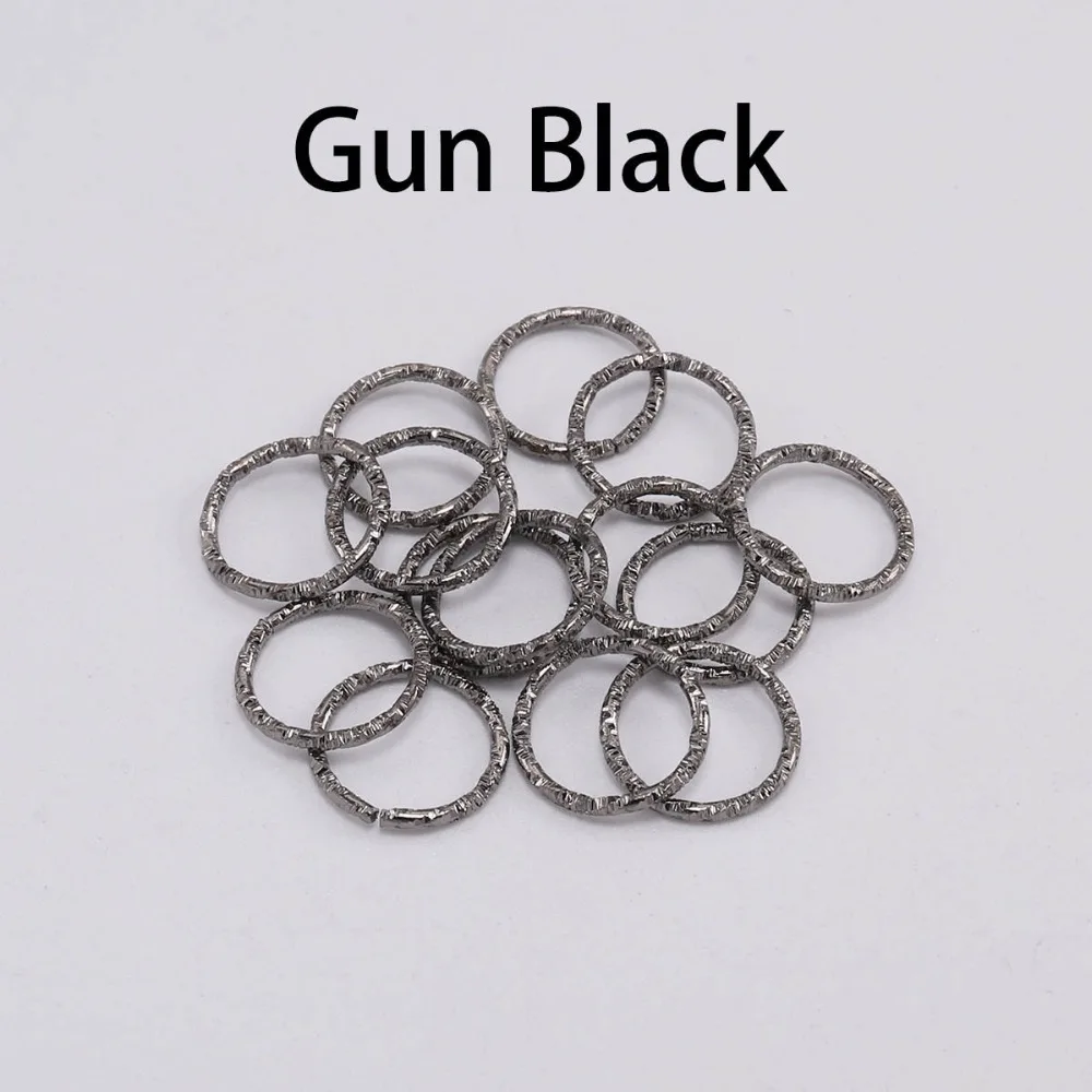 OMH Wholesale100pcs 8 10 15 18 20 мм цвет серебристый Золотой соединительные кольца витой