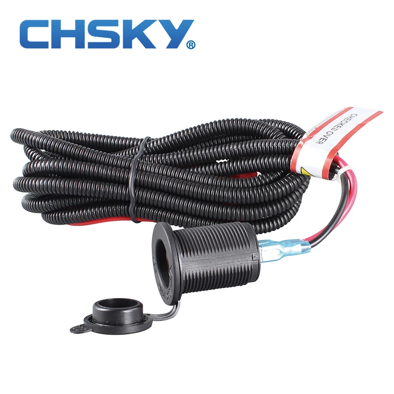 CHSKY Universal 12v розетка для автомобильного прикуривателя с высококачественным