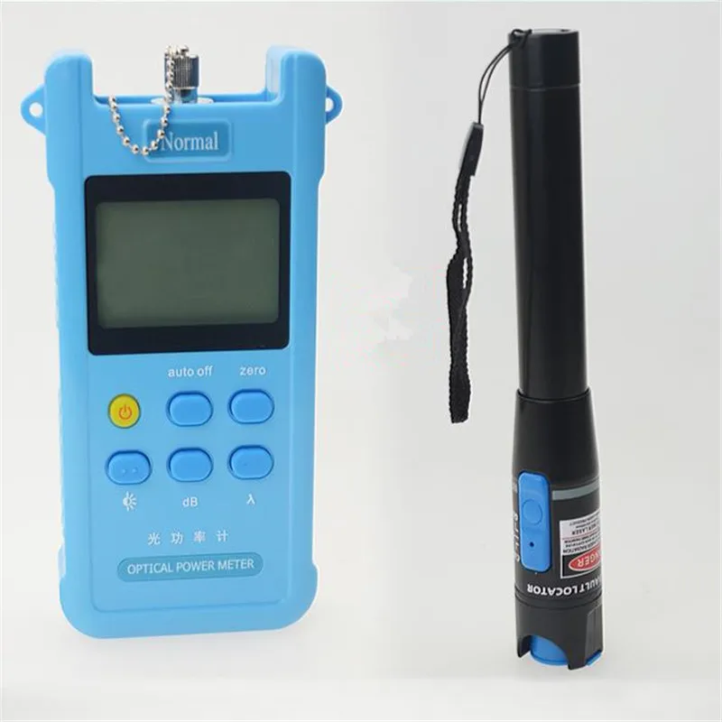 Fiber optic FTTH Tool Kit metal Cleaver FC-6S with 1MW Visual Fault Locator optical power meter strippers Kevlar Scissors | Инструменты