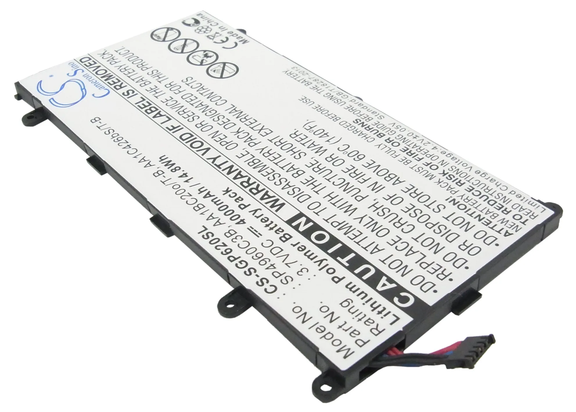 Аккумулятор Cameron Sino SP4960C3B 4000 ма · ч для Samsung GT P3100 P6210 I705 T869 P3110 с |Батареи планшетов и