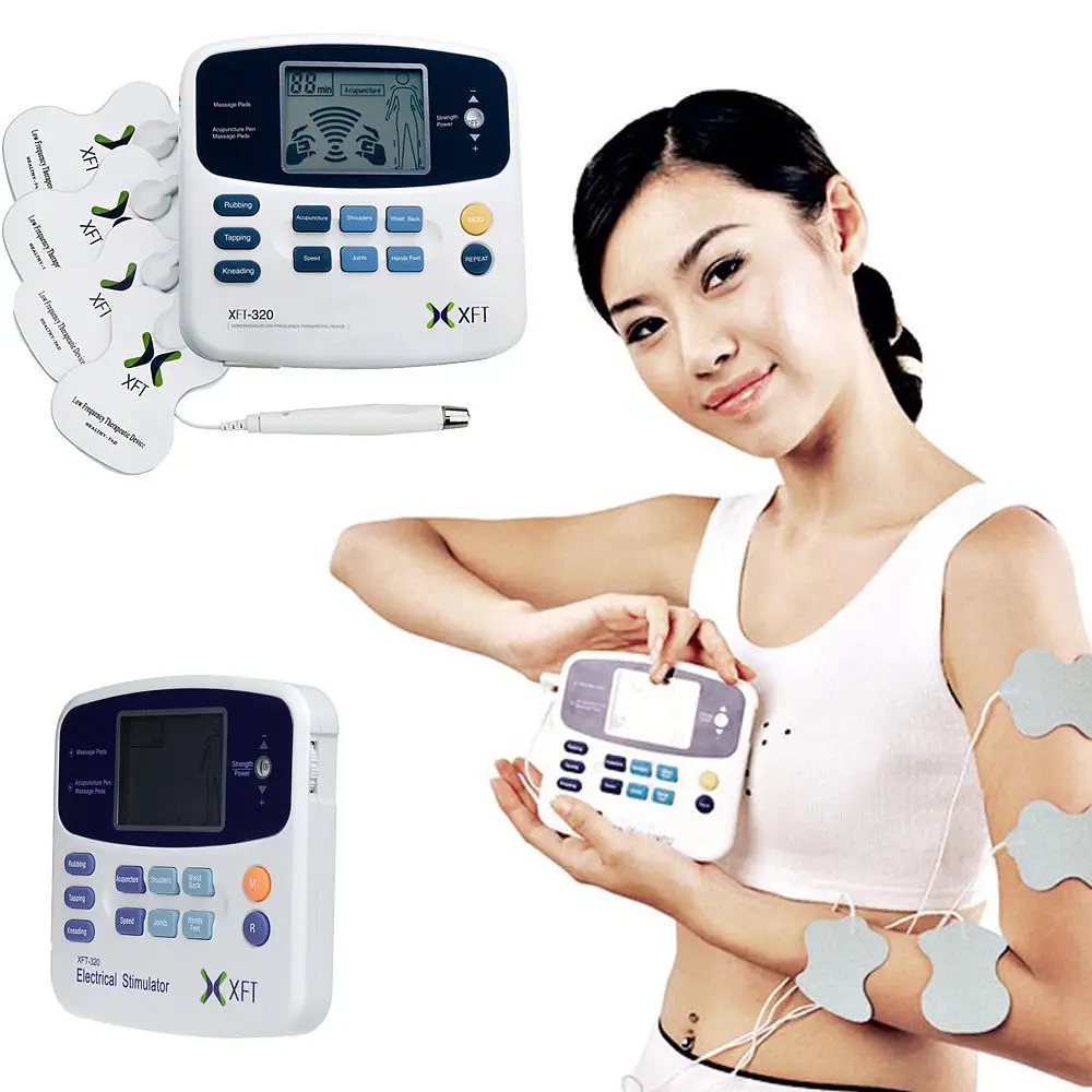 Массажер электронный для акупунктуры с двумя типами головы|pain relief|tens machine