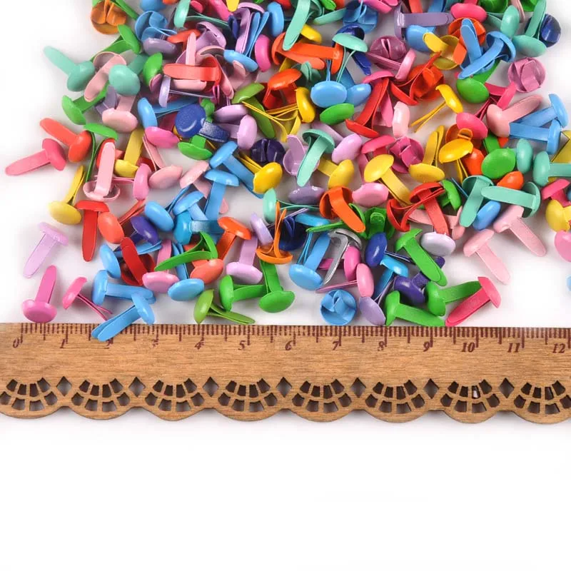 50 шт. круглые металлические бриллианты для украшения скрапбукинга|Заклепки