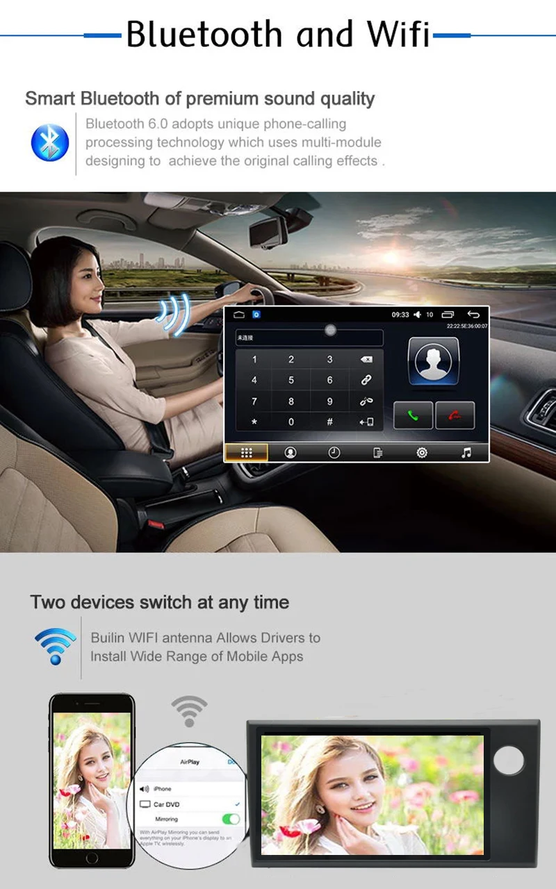 Android 7 1 Din Автомобильный мультимедийный dvd-плеер для Honda BRV 2017 GPS навигационная