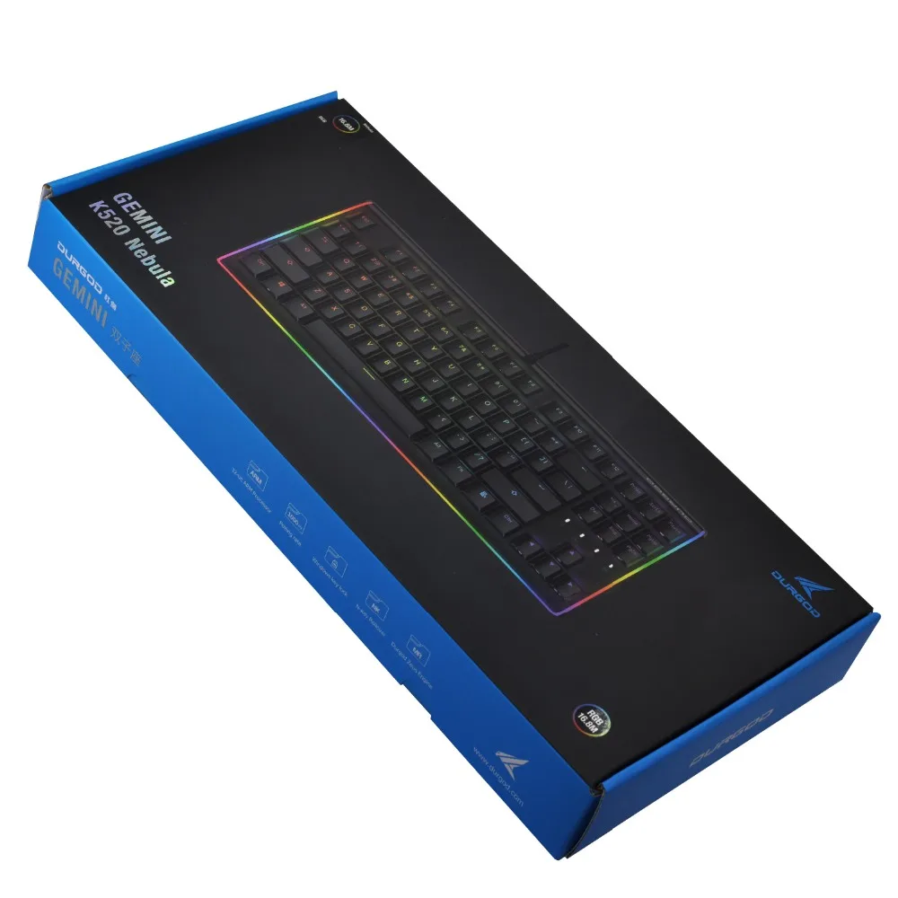 Игровая механическая клавиатура 87 ключ RGB светодиодный светильник с подсветкой