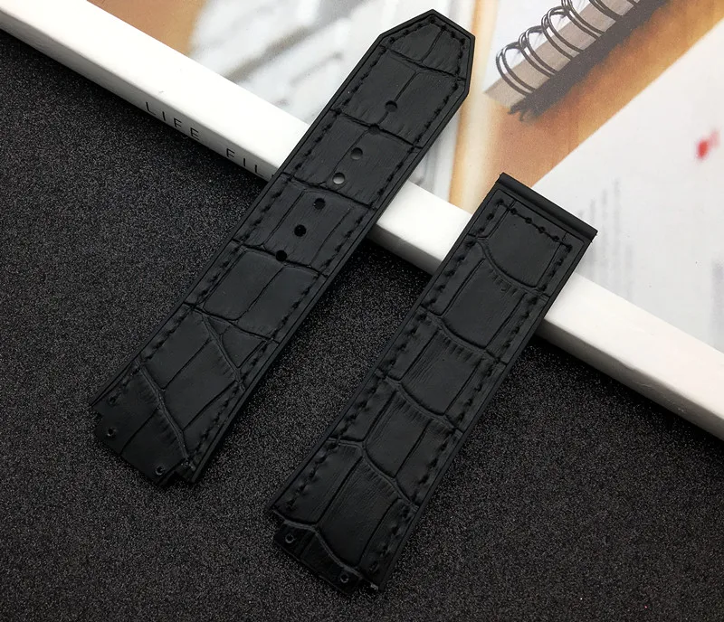 Ремешок из натуральной коровьей кожи для Hublot мужской ремень большого взрыва