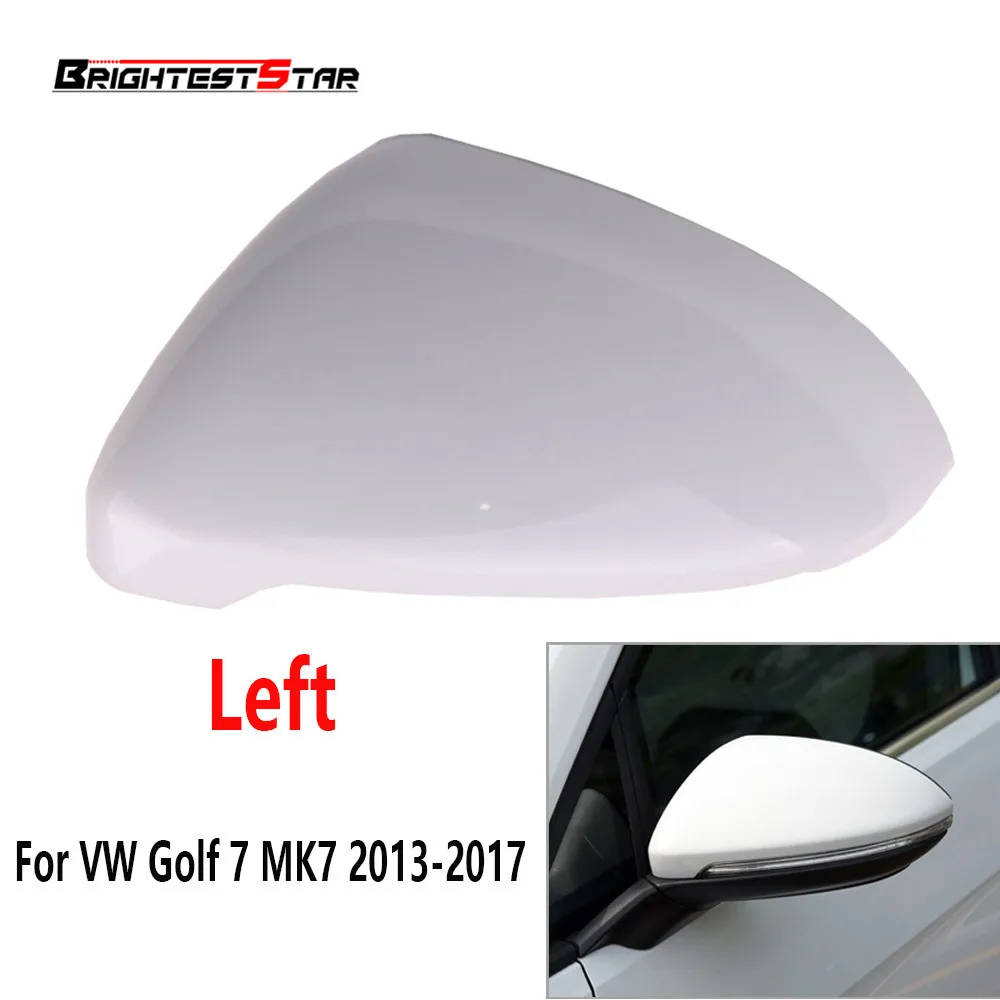 Пара белый Зеркало заднего вида автомобиля VW зеркало Заглушки для Golf 7 MK7 2013 2014 2015