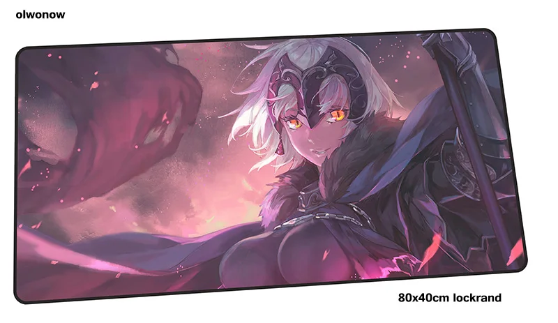 Fate коврик для мыши 800x400x3 мм милый игровой коврик для мыши геймерский коврик массовый игровой с узором компьютерный стол padmouse клавиатура большие игровые коврики