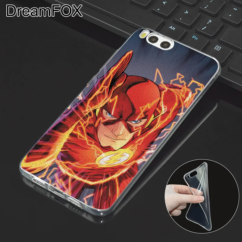 DREAMFOX M240 Hot Superman Soft TPU Silicone Case Cover For Xiaomi Mi Note 2 3 4 5 6 8 SE M5 4C 4S 5C 5S 5X 6X A1 Plus |