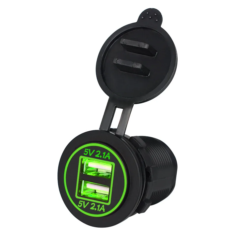 WUPP 2019 автомобильное зарядное устройство двойное USB гнездо адаптера питание на 5 В