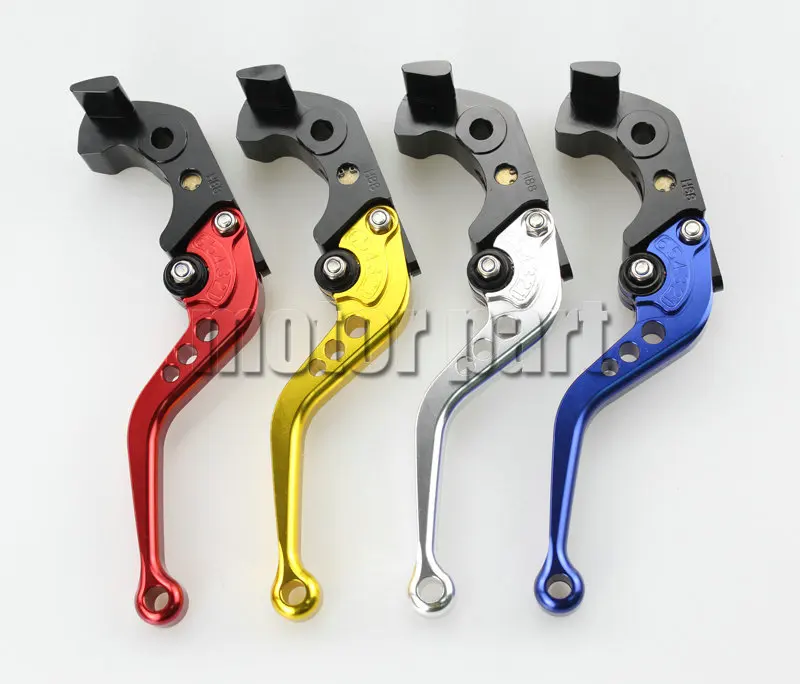 Мотоцикл с ЧПУ Регулируемые Короткие тормозные рычаги сцепления для Kawasaki Ninja ZX6R