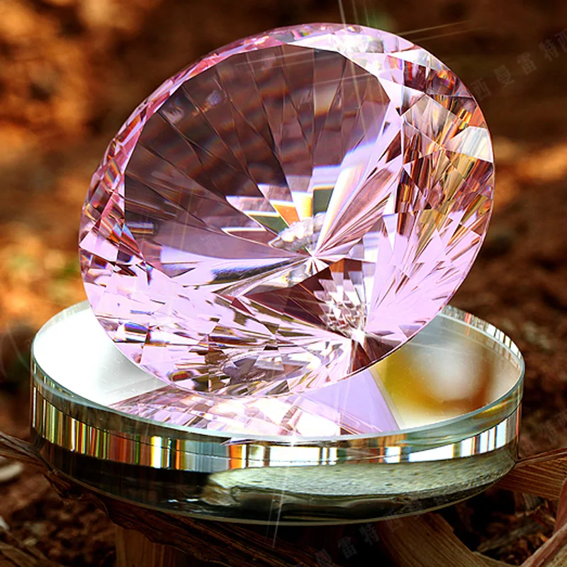 Большой стеклянный флакон для духов XINTOU с кристаллами сверкающие Свадебные