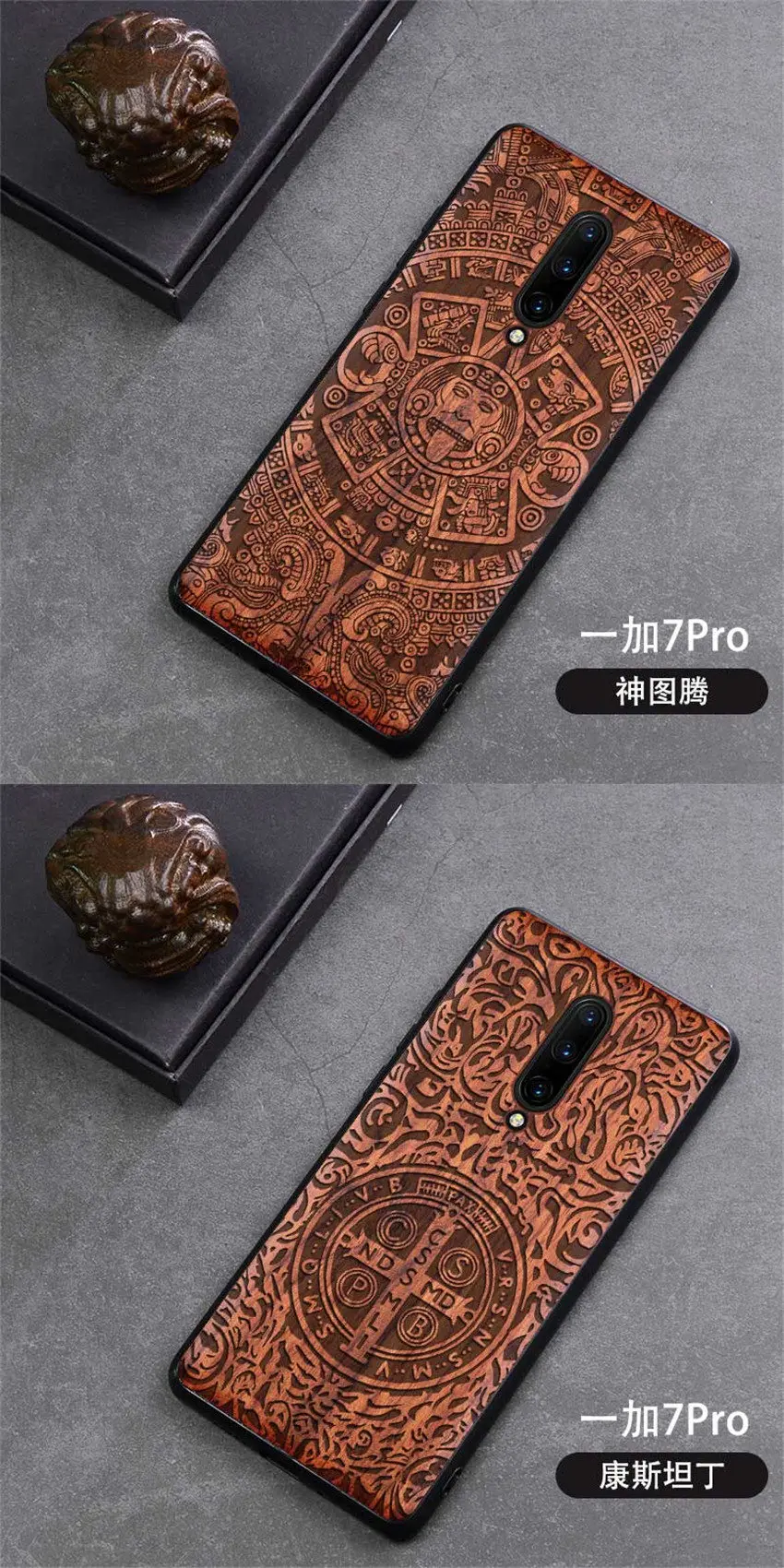 Новинка, чехол для OnePlus 7 Pro, тонкая деревянная задняя крышка, ТПУ бампер, чехол на One Plus 7 Pro Oneplus 7 7pro, чехол для телефона s