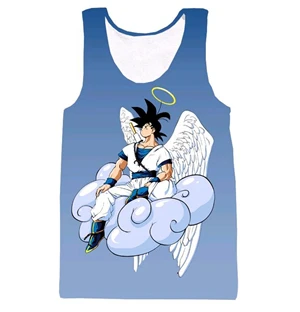 9 Новейший аниме Dragon Ball Z Super Saiyan безрукавки Goku/Vegeta/Majin Buu/Brolly печать безрукавки мужчины женщины-хипстеры 3D Повседневный жилет - Цвет: 9