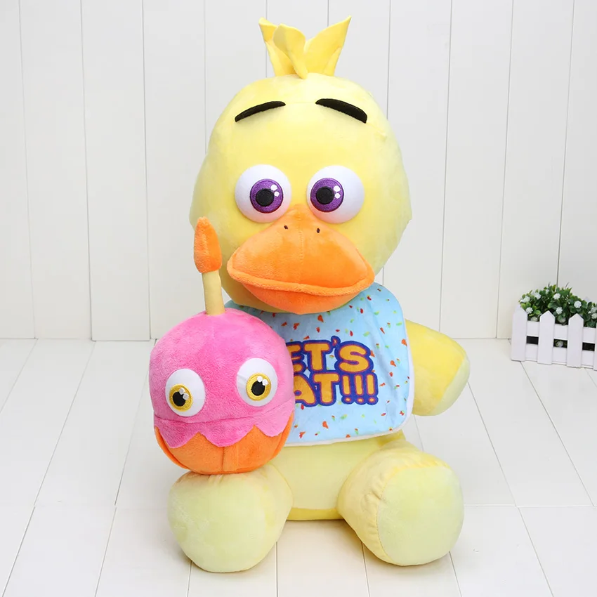 45см большая плюшевая игрушка FNAF Foxy Freddy Fazbear Bonnie Mangle Foxy Chica кукла дети.