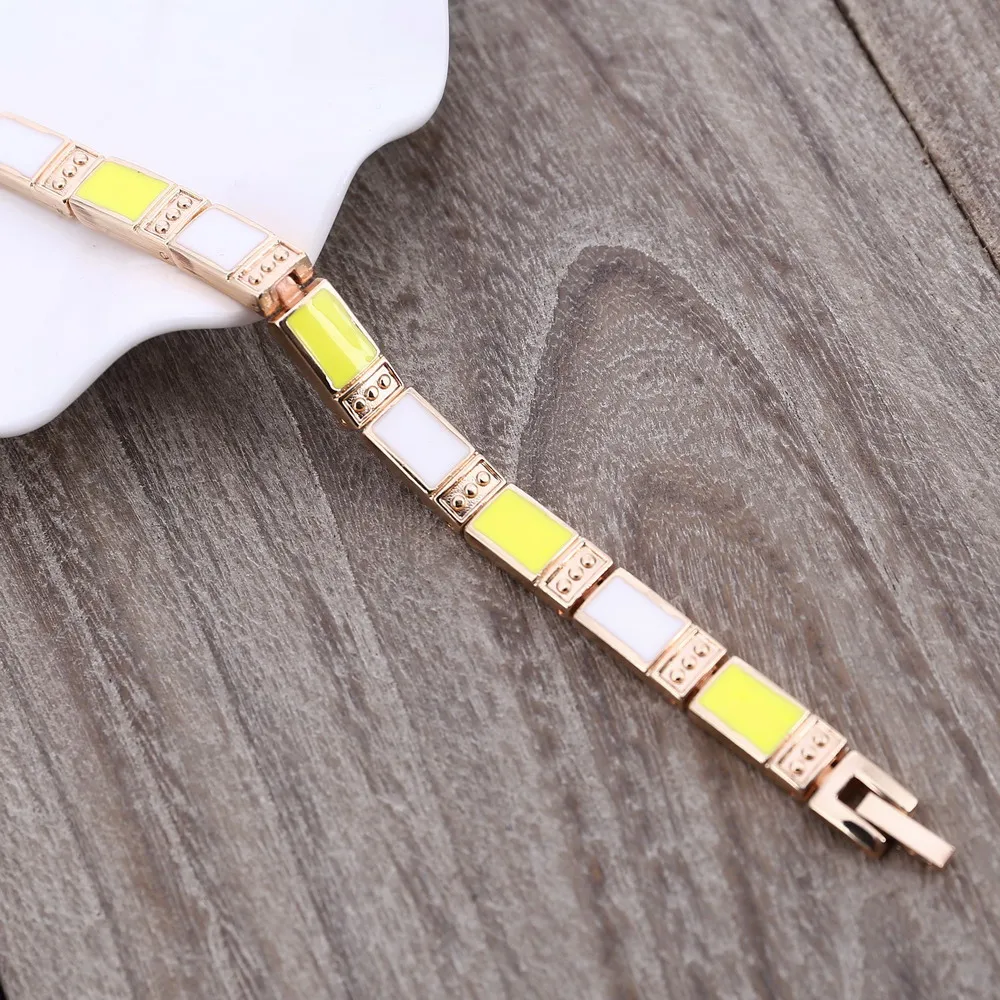 Модный женский подарок украшения из розового золота Цветной Медный магнитный