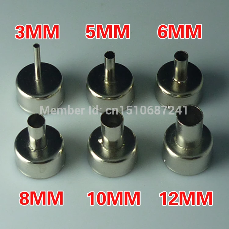 Насадка для теплового пистолета 6 шт./набор высокое качество шт./компл. 858 10 мм|hot air