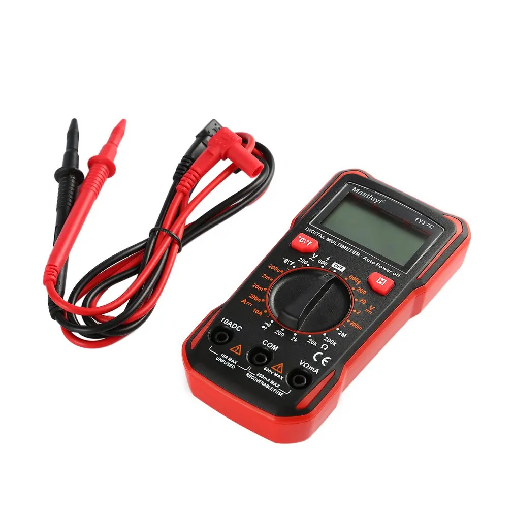 Цифровой Ручной Портативный Multitester мини Вольтметр Амперметр Омметр мультиметр AC