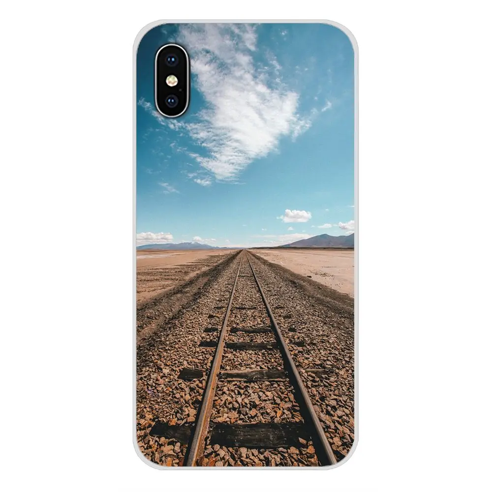 Чехол для мобильного телефона Landscape Railway Ferris Wheel Apple iPhone X XR XS MAX 4 4S 5 5S 5C SE 6 6S 7 8 Plus ipod