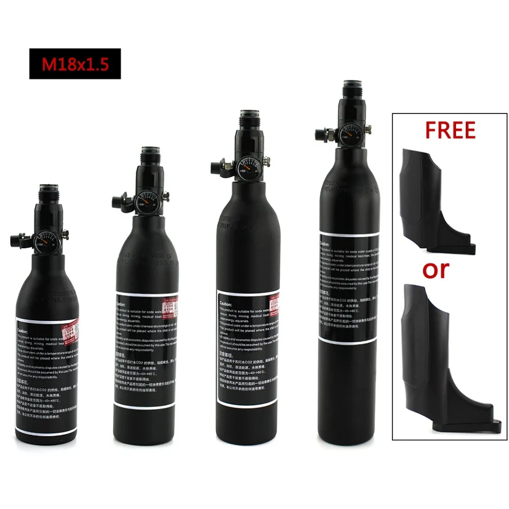PCP Пейнтбол ВВС M18x1.5 300bar 4500psi сосуд высокого давления с регулятором и крышка 0.22L 0.3L